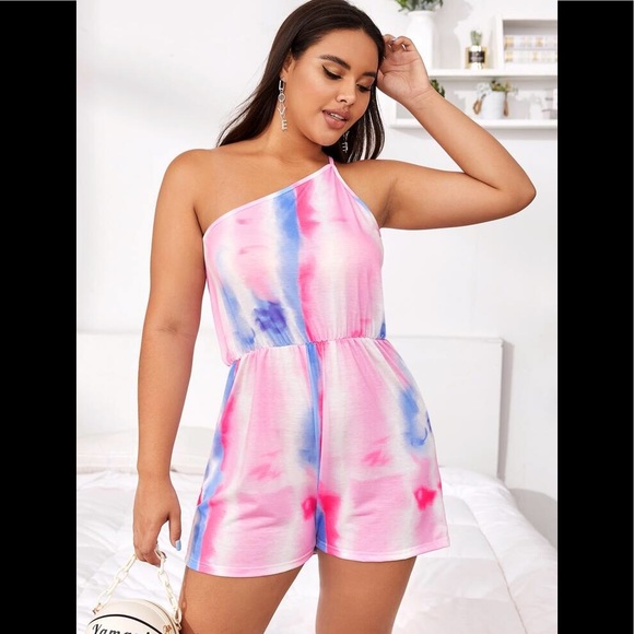 Pants - NWOT One Shoulder Romper